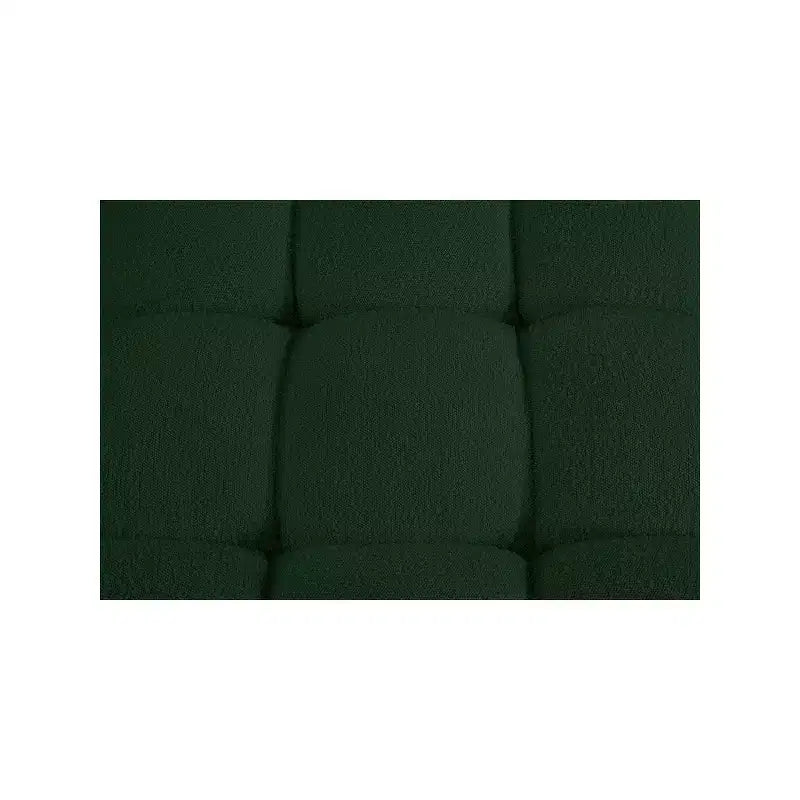 Canapé modulable en tissu bouclé vert Ames de Meridian Furniture