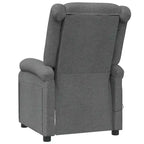 vidaXL Fauteuil de massage Crème Tissu, Métal, Bois Fauteuil de massage simple