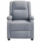 vidaXL Fauteuil de massage Crème Tissu, Métal, Bois Fauteuil de massage simple