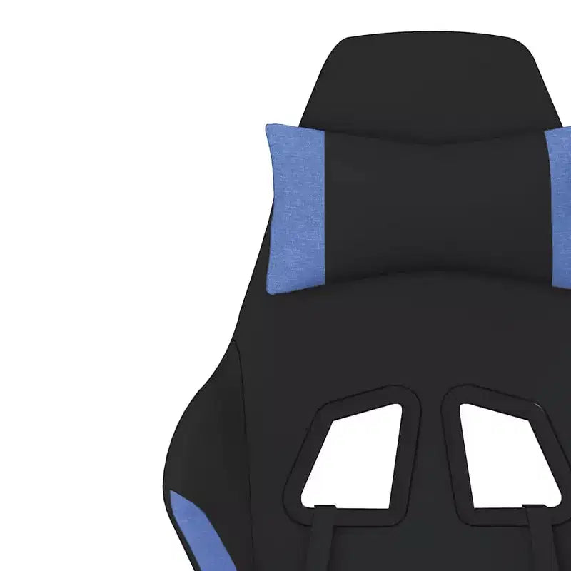 vidaXL Chaise de jeu Tissu noir et crème (100 % polyester), métal, contreplaqué