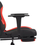 vidaXL Chaise de jeu Tissu noir et crème (100 % polyester), métal, contreplaqué
