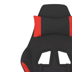 vidaXL Chaise de jeu Tissu noir et crème (100 % polyester), métal, contreplaqué