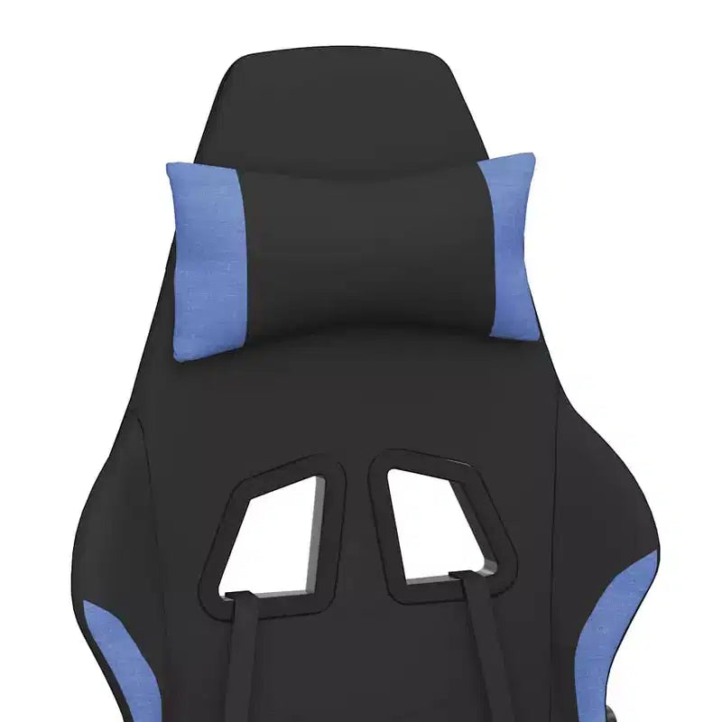 vidaXL Chaise de jeu Tissu noir et crème (100 % polyester), métal, contreplaqué