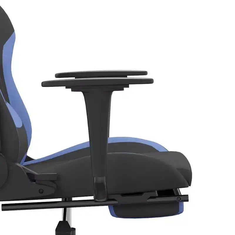 vidaXL Chaise de jeu Tissu noir et crème (100 % polyester), métal, contreplaqué