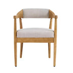 Christopher Knight Home Everett, ensemble de salle à manger 5 pièces en bois de style moderne du milieu du siècle, avec 4 fauteuils rembourrés