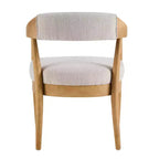 Christopher Knight Home Everett, ensemble de salle à manger 5 pièces en bois de style moderne du milieu du siècle, avec 4 fauteuils rembourrés