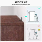 Étagère de ferme à 3/5 niveaux, étagère à livres avec rangement, étagères d'affichage en bois robustes pour bureau à domicile