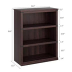 Étagère de ferme à 3/5 niveaux, étagère à livres avec rangement, étagères d'affichage en bois robustes pour bureau à domicile