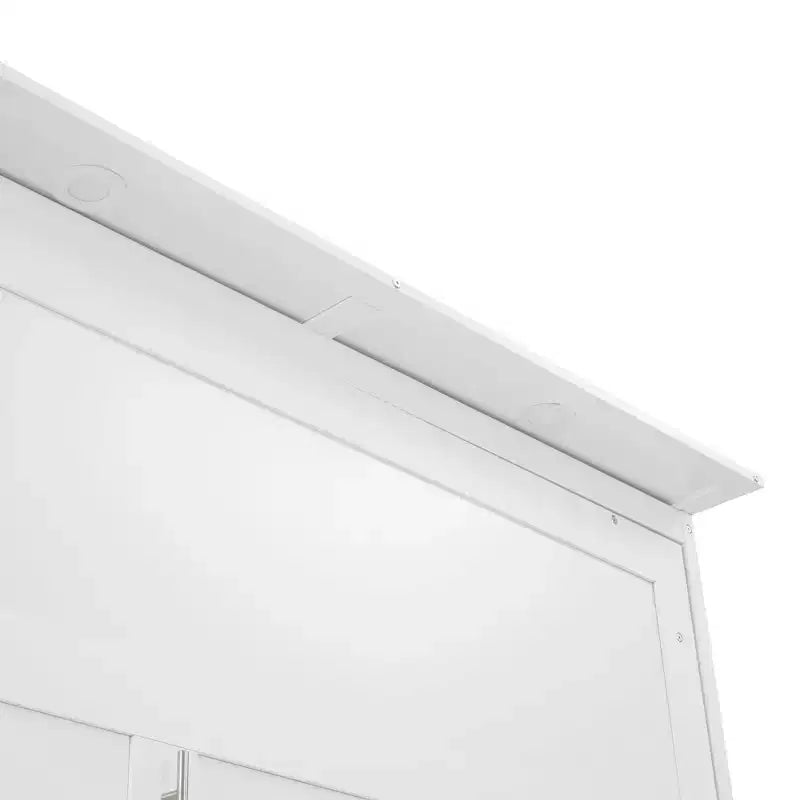 Lit escamotable Queen Luxystar avec étagères de rangement, 4 tiroirs et lumières