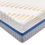 Matelas iZone 16 Smart Zone, réglable double face, de moelleux à ferme, support lombaire personnalisé pour couples, essai de 100 nuits