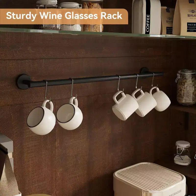 Meuble bar à café de ferme de 183 cm de haut avec lumières réglables, casier à vin et support pour micro-ondes, buffet de rangement, grand garde-manger de cuisine
