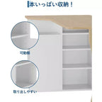 Bureau d'angle en L avec étagères de rangement à 3 niveaux, petit bureau réversible pour petits espaces, poste de travail informatique pour bureau à domicile, études et jeux