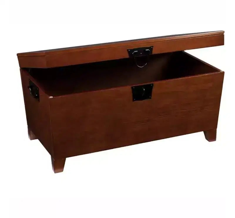 HomeRoots Table Basse Rectangulaire 39 en Bois Manufacturé Marron et Métal