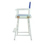 Chaise de réalisateur hauteur comptoir - Structure blanche