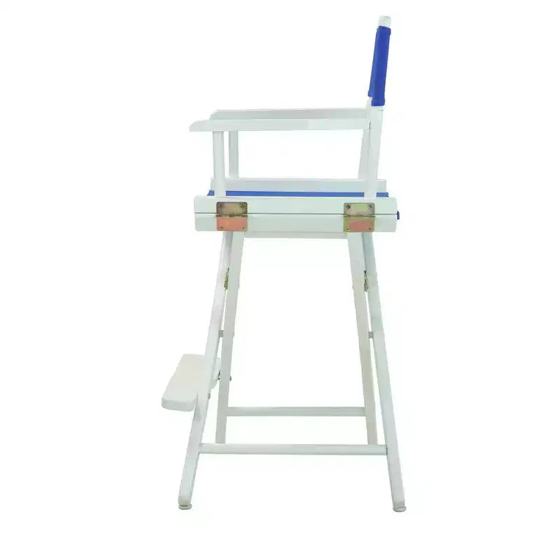 Chaise de réalisateur hauteur comptoir - Structure blanche