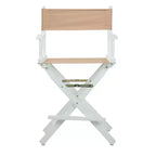Chaise de réalisateur hauteur comptoir - Structure blanche