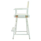 Chaise de réalisateur hauteur comptoir - Structure blanche