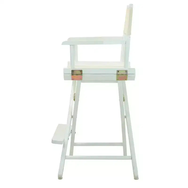 Chaise de réalisateur hauteur comptoir - Structure blanche