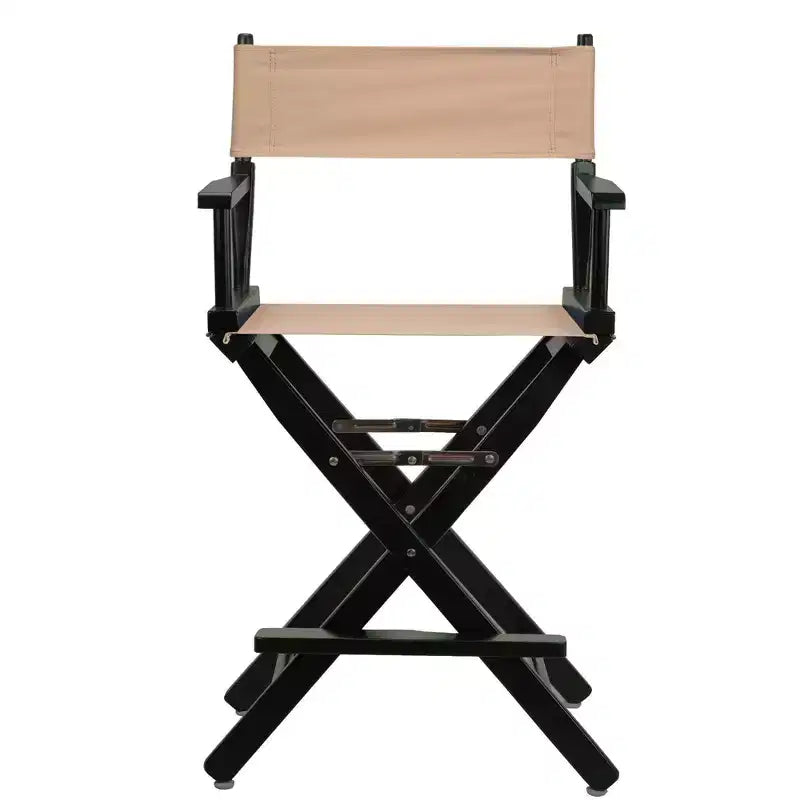 Chaise de réalisateur hauteur comptoir - Cadre noir