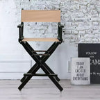 Chaise de réalisateur hauteur comptoir - Cadre noir