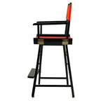 Chaise de réalisateur hauteur comptoir - Cadre noir