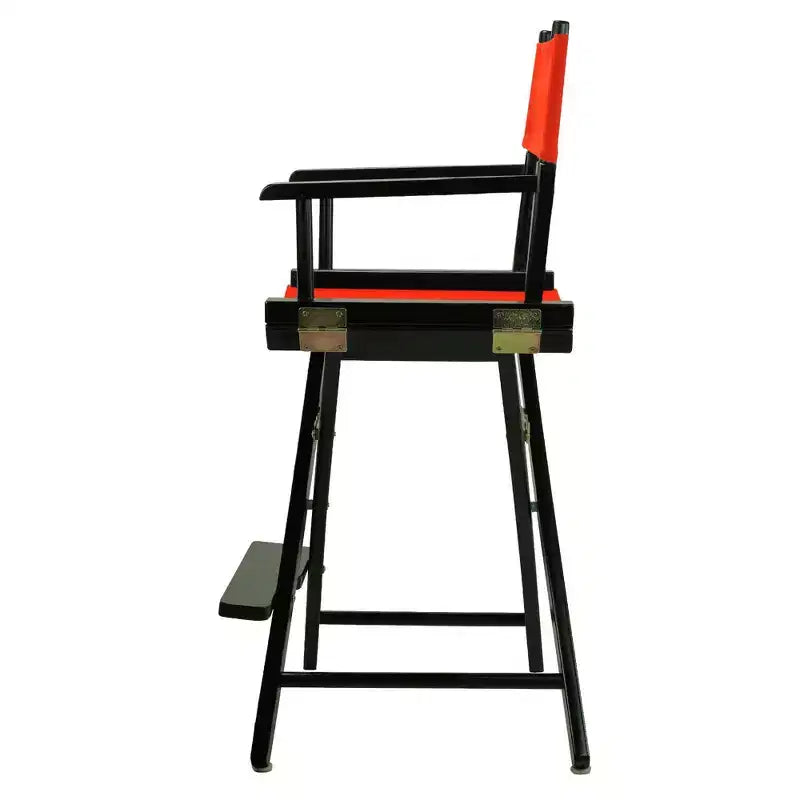 Chaise de réalisateur hauteur comptoir - Cadre noir