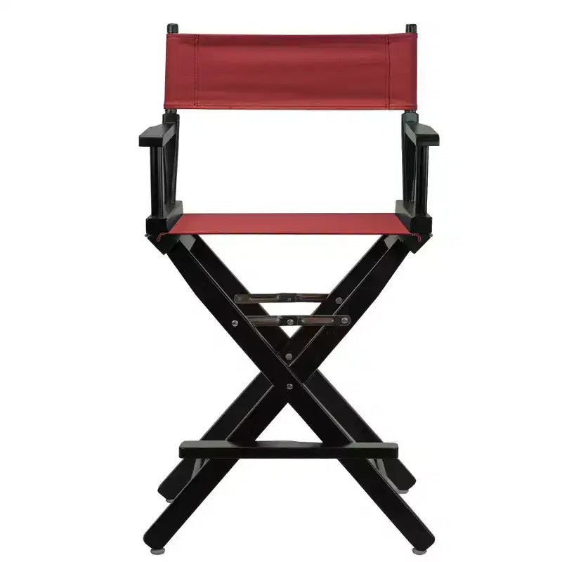 Chaise de réalisateur hauteur comptoir - Cadre noir