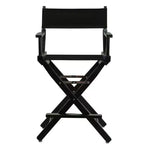 Chaise de réalisateur hauteur comptoir - Cadre noir