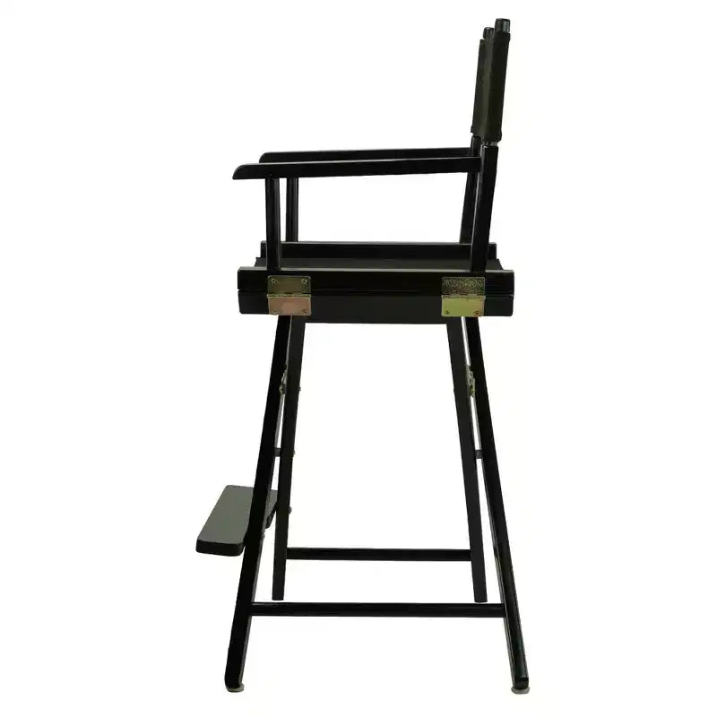 Chaise de réalisateur hauteur comptoir - Cadre noir