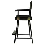 Chaise de réalisateur hauteur comptoir - Cadre noir