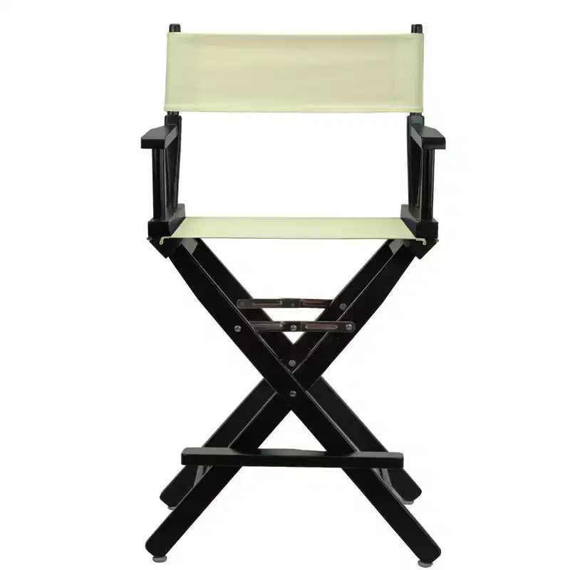Chaise de réalisateur hauteur comptoir - Cadre noir