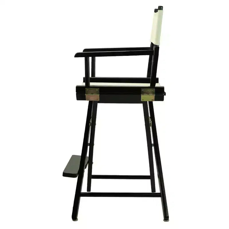 Chaise de réalisateur hauteur comptoir - Cadre noir