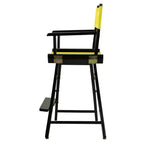 Chaise de réalisateur hauteur comptoir - Cadre noir