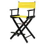 Chaise de réalisateur hauteur comptoir - Cadre noir