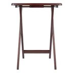Lot de 4 tables de collation individuelles Noyer - Winsome
