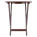 Lot de 4 tables de collation individuelles Noyer - Winsome