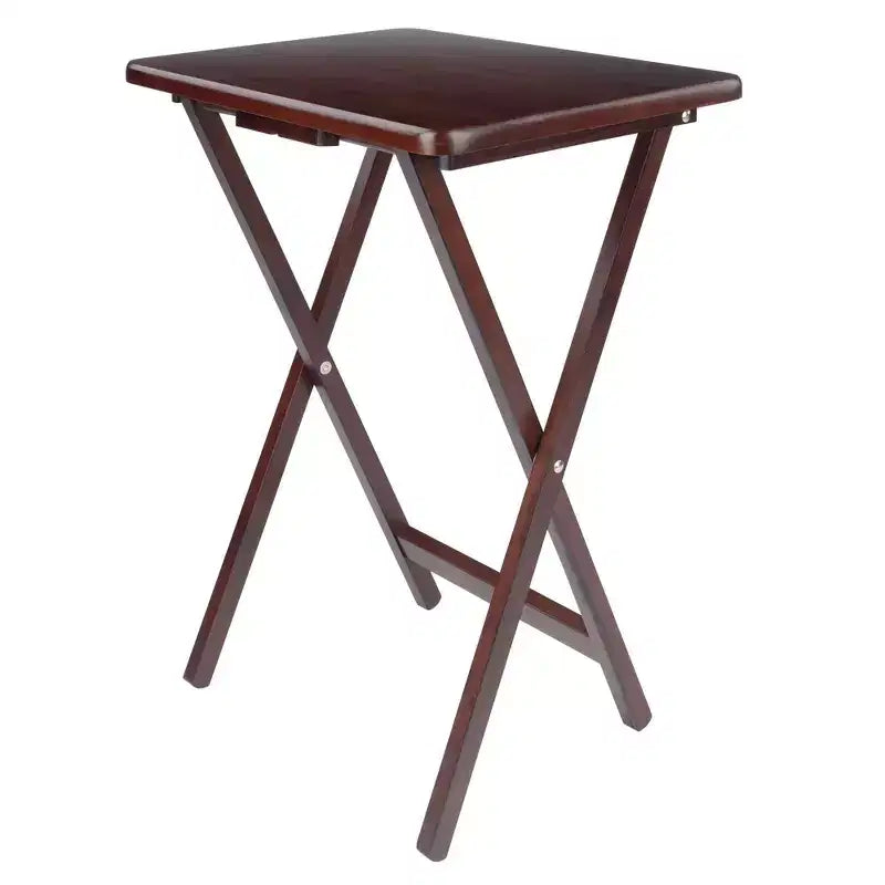 Lot de 4 tables de collation individuelles Noyer - Winsome