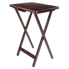 Lot de 4 tables de collation individuelles Noyer - Winsome