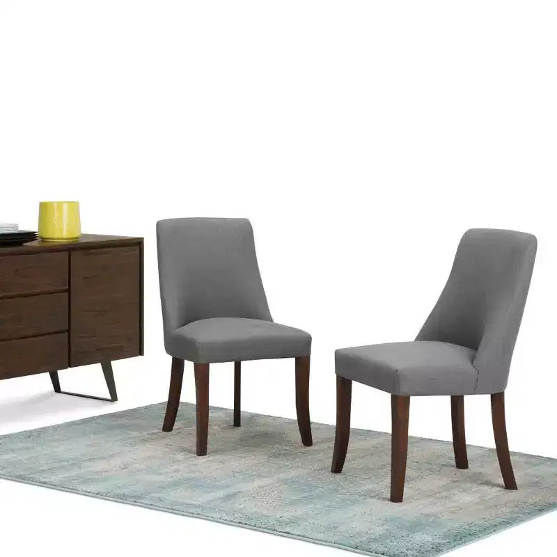 Lot de 2 chaises de salle à manger de luxe Haley