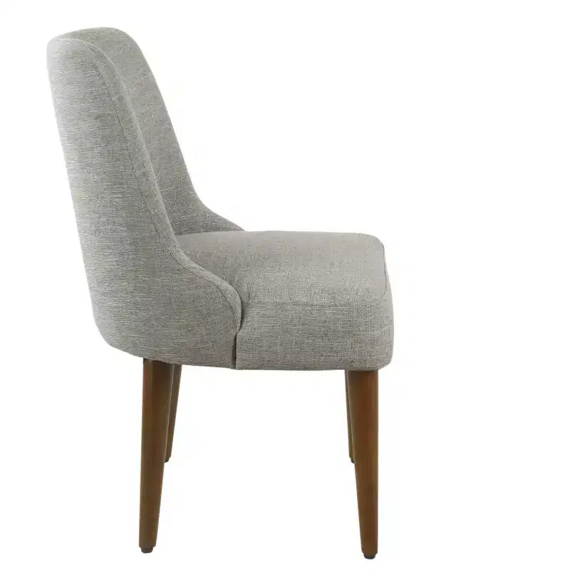 Hemet Gayle Chaise d'appoint tissée grise - HomePop