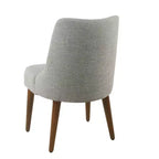 Hemet Gayle Chaise d'appoint tissée grise - HomePop