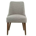 Hemet Gayle Chaise d'appoint tissée grise - HomePop