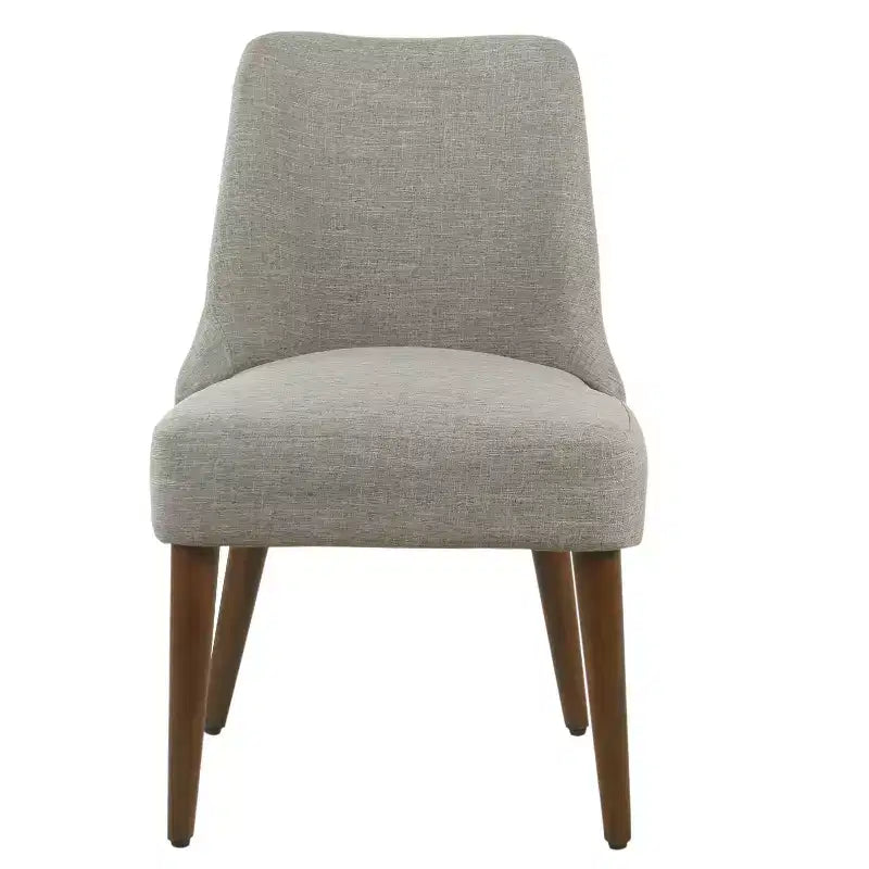 Hemet Gayle Chaise d'appoint tissée grise - HomePop