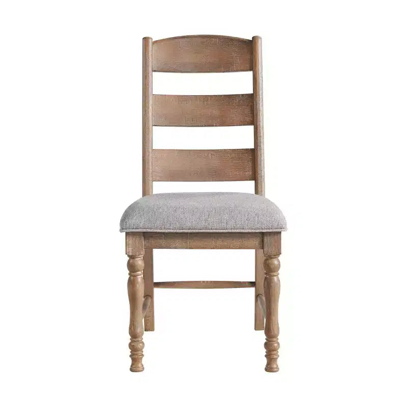 Lot de 2 chaises d'appoint avec coussin d'assise à barreaux Sandwash