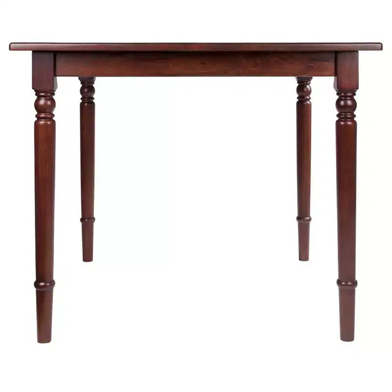 Ensemble Table à Manger 5 pièces Noyer - Bois Massif, Style Ferme, 4 Places