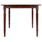 Ensemble Table à Manger 5 pièces Noyer - Bois Massif, Style Ferme, 4 Places