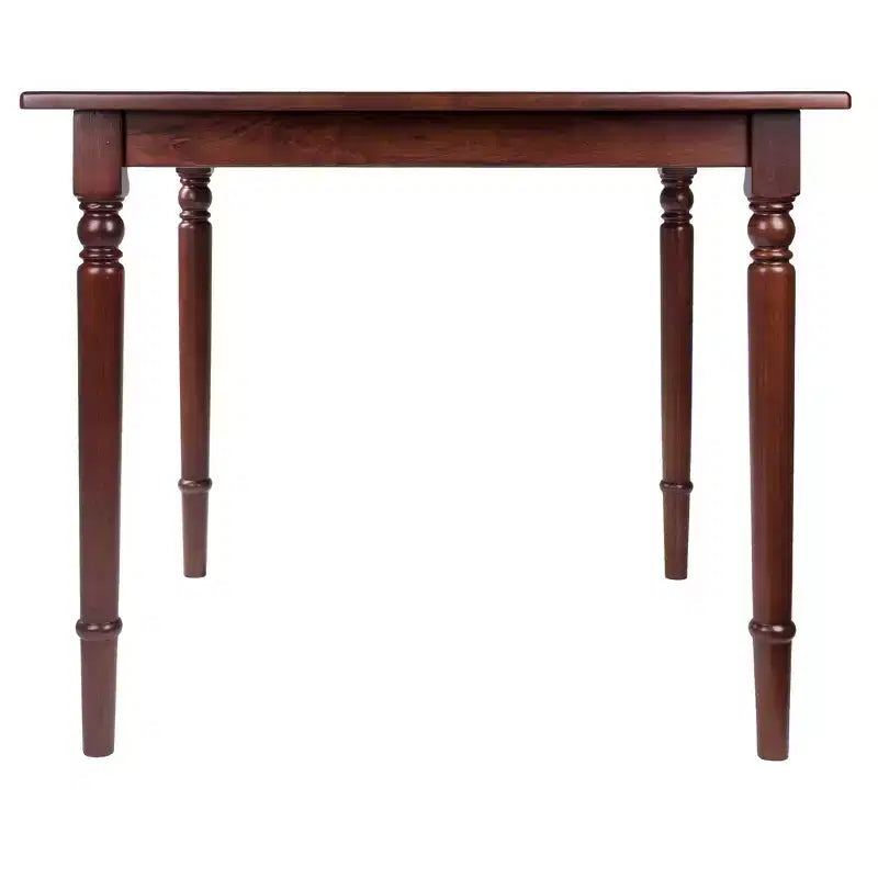 Ensemble Table à Manger 5 pièces Noyer - Bois Massif, Style Ferme, 4 Places
