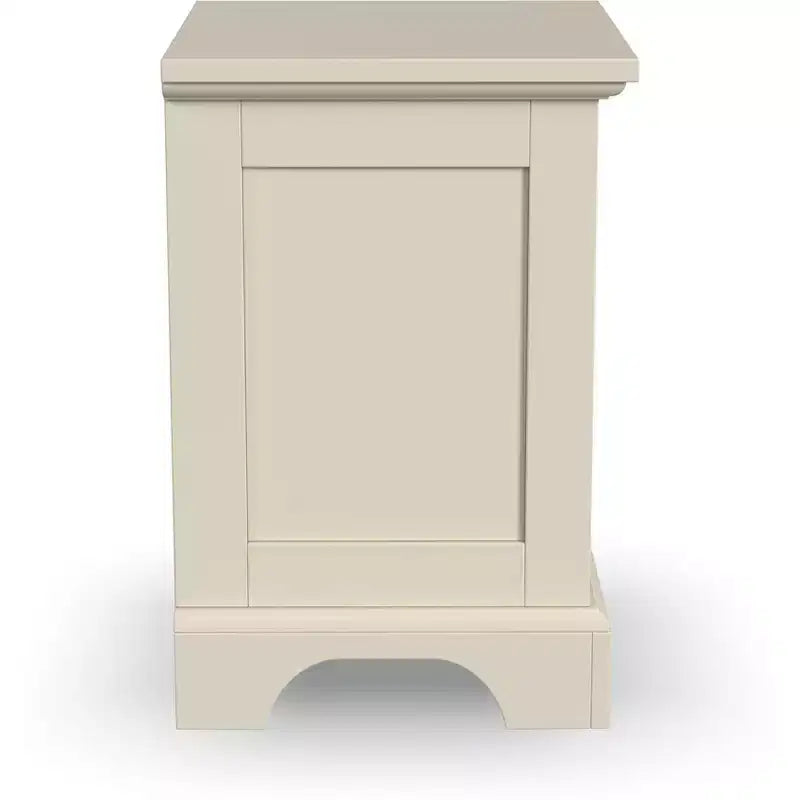 Table de chevet Naples blanche - Home Styles