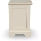 Table de chevet Naples blanche - Home Styles