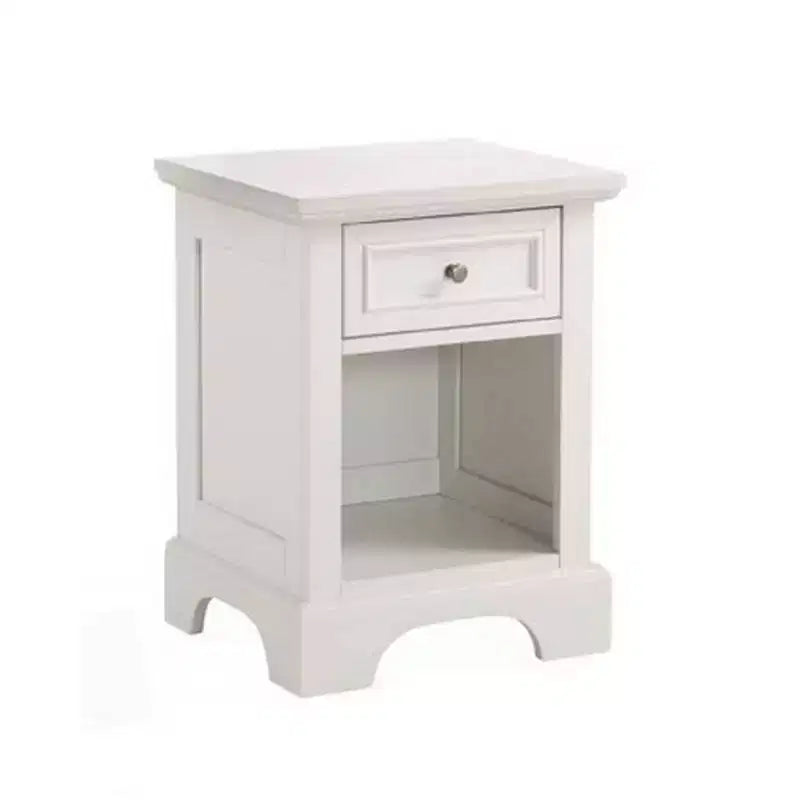 Table de chevet Naples blanche - Home Styles